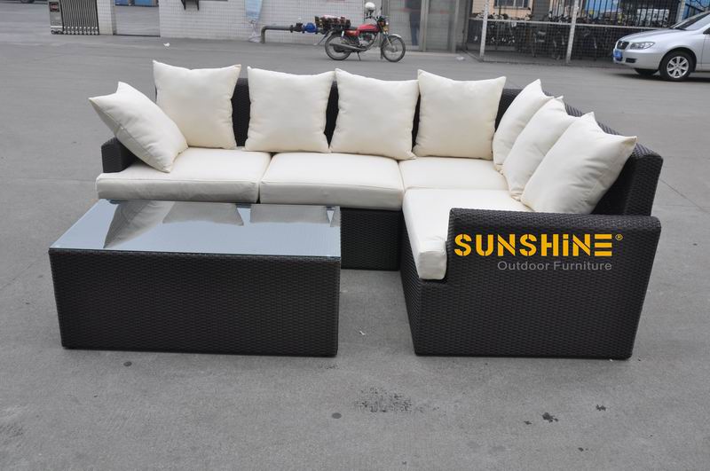 modern rattan sofa